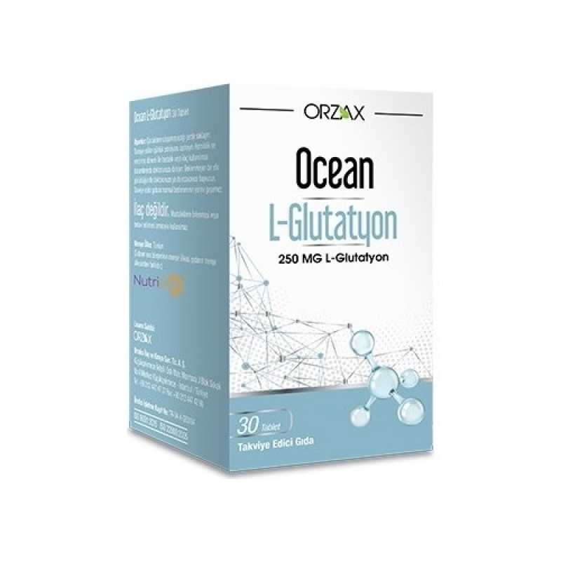  Orzax Ocean L-Glutatyon 250 Mg 30 Kapsül