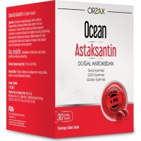 Orzax Ocean Astaksantin Doğal Antioksidan 30 Kapsül